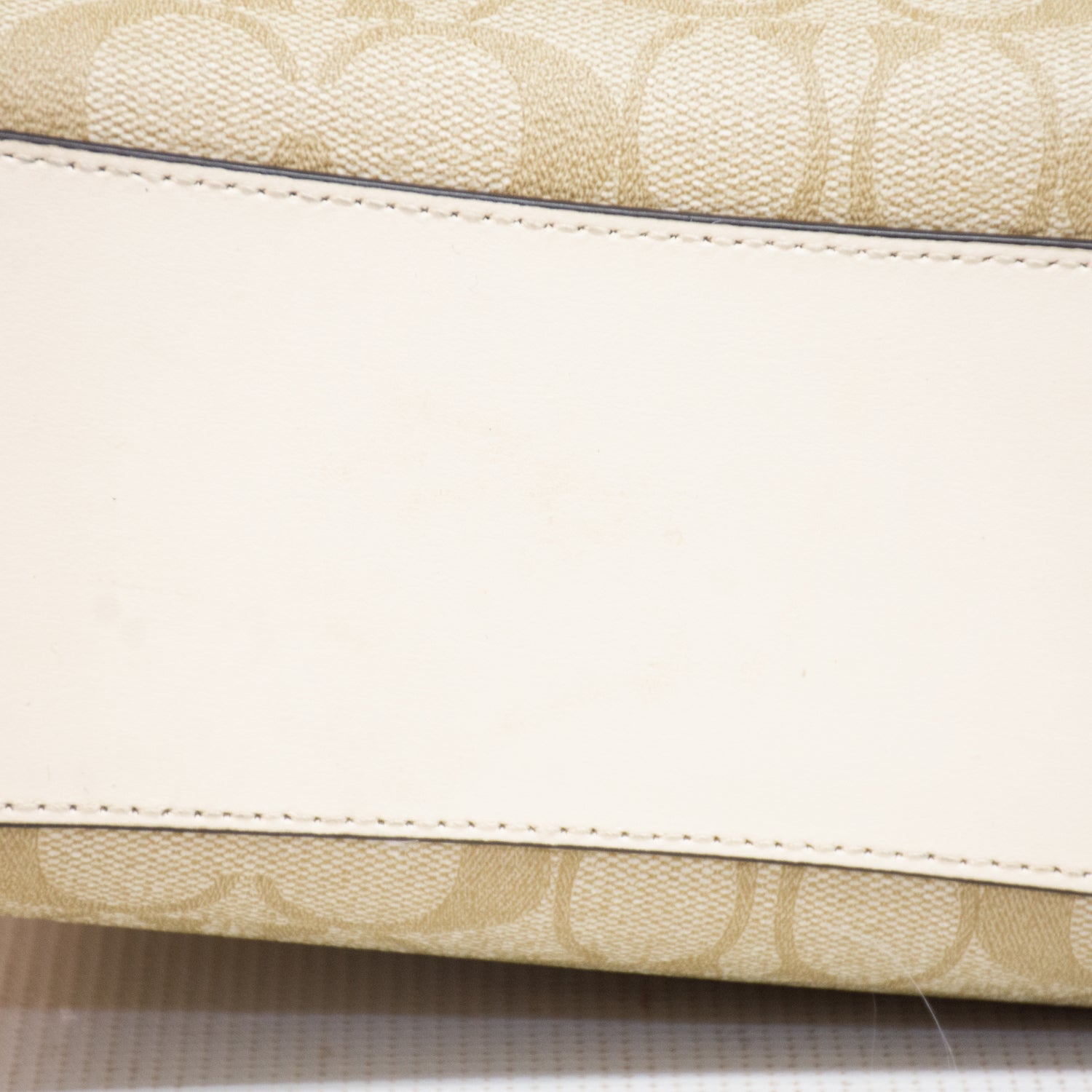 Coach CA561 Mollie Bucket Bag - Signature Canvas Beige