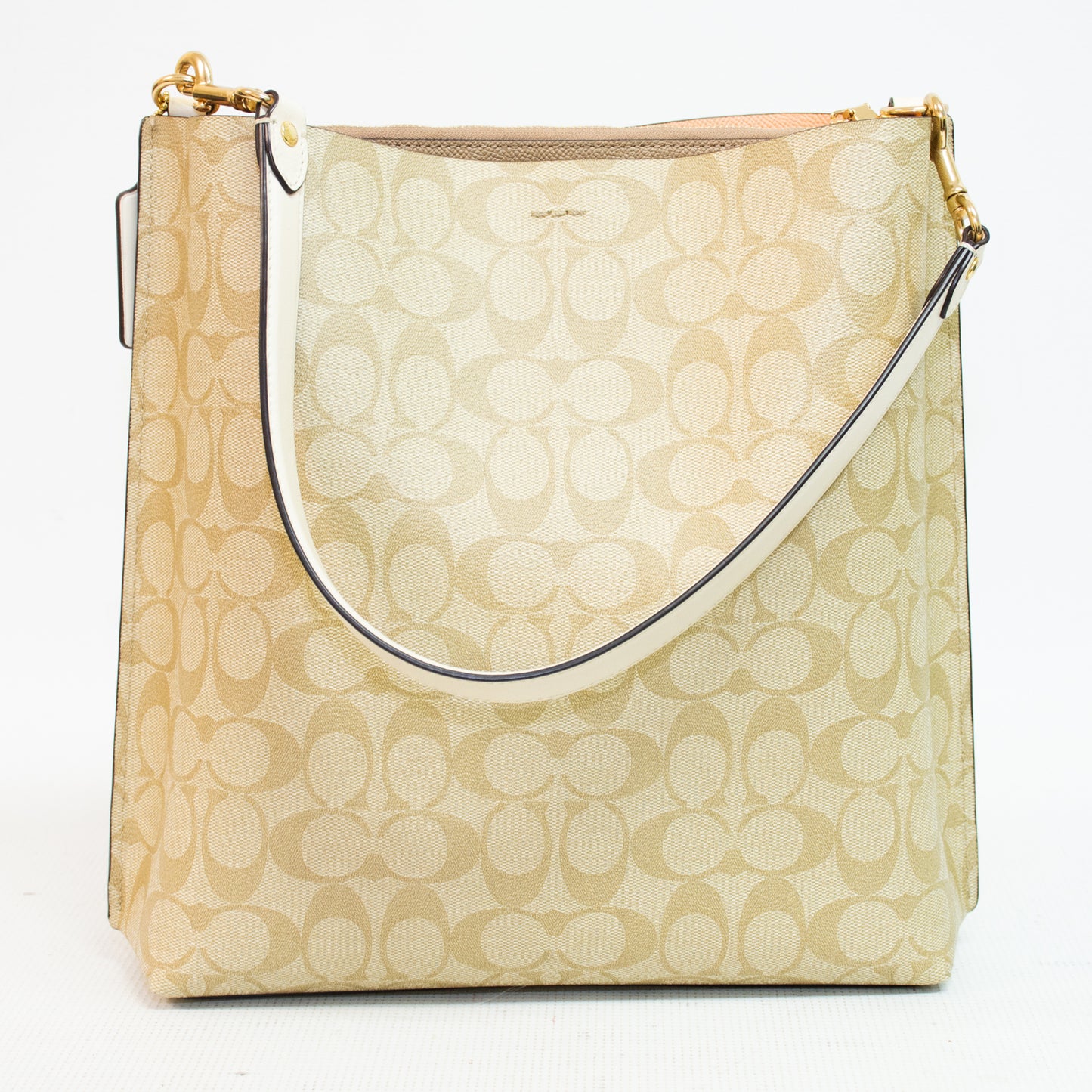 Coach CA561 Mollie Bucket Bag - Signature Canvas Beige