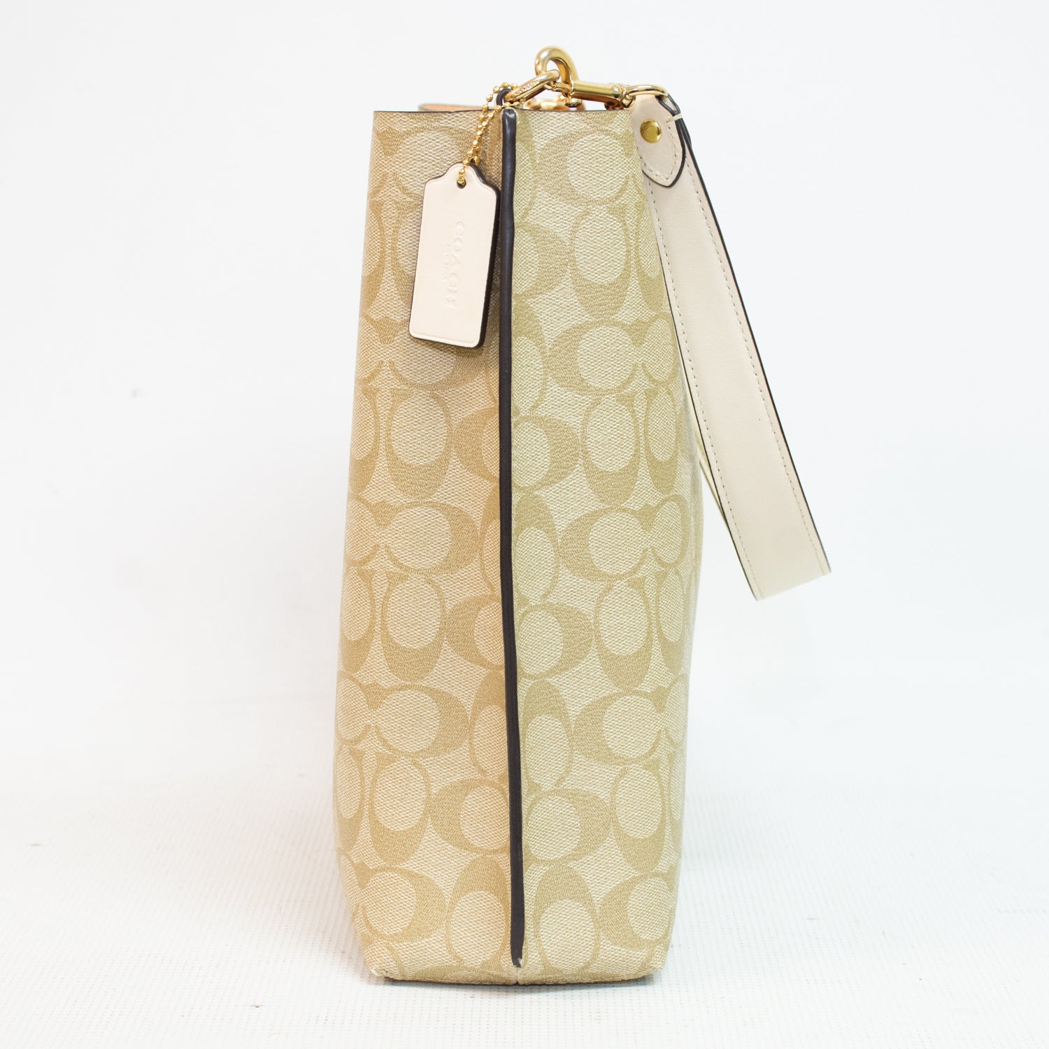 Coach CA561 Mollie Bucket Bag - Signature Canvas Beige