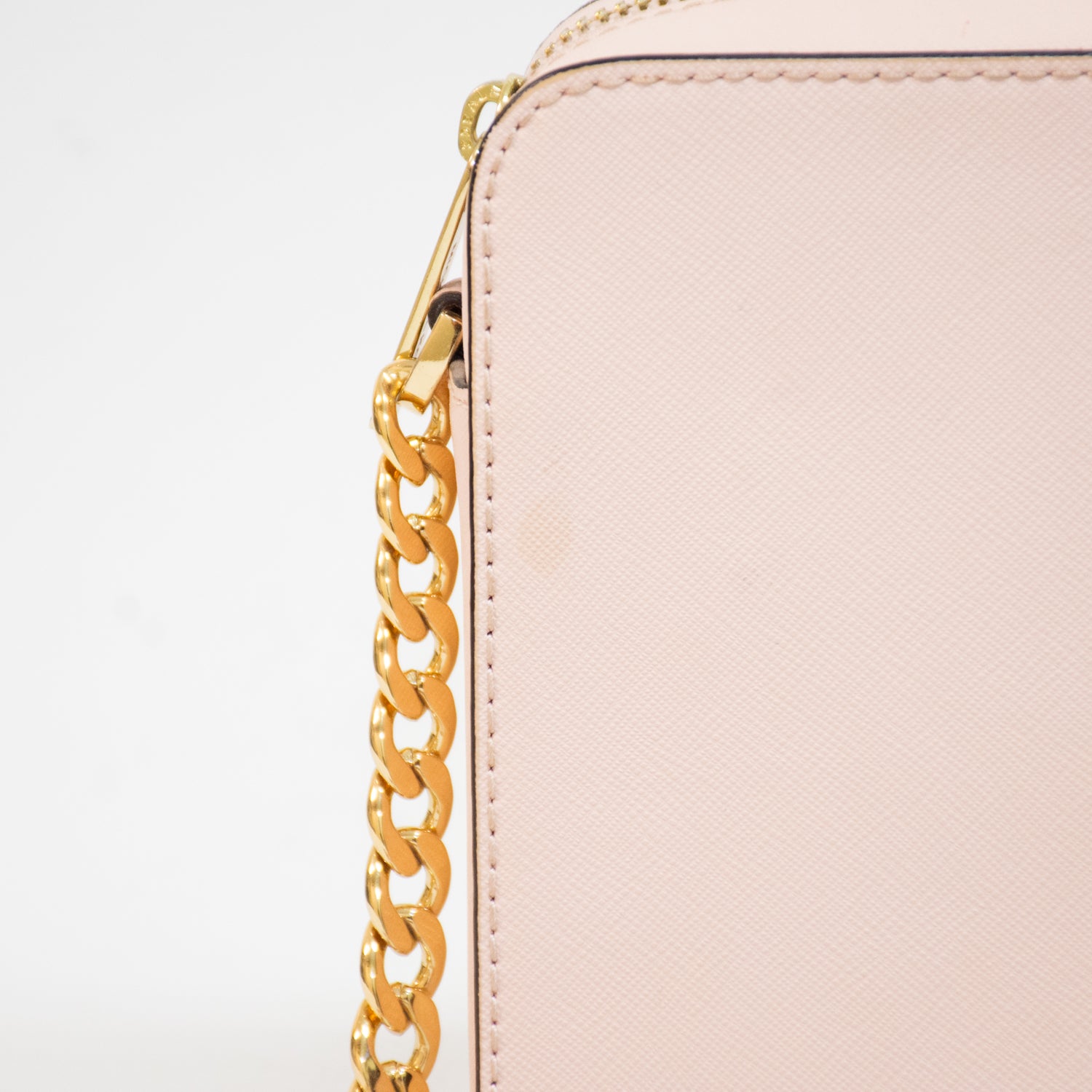 Michael Kors Jet Set Large Saffiano Leather Pink Cross Body Bag