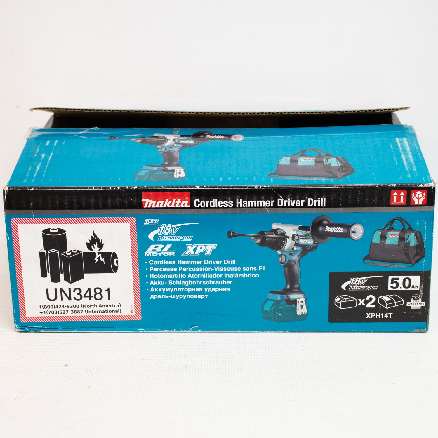 Makita XPH14T 18V LXT Compact Brushless Cordless 1/2