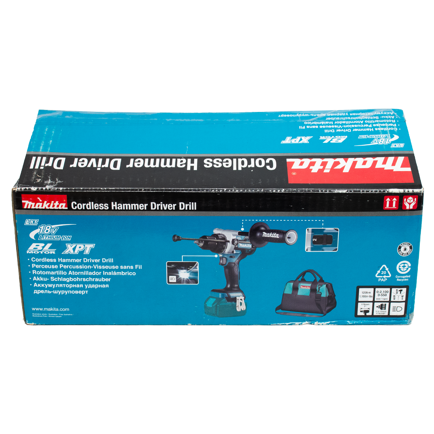 Makita XPH14T 18V LXT Compact Brushless Cordless 1/2