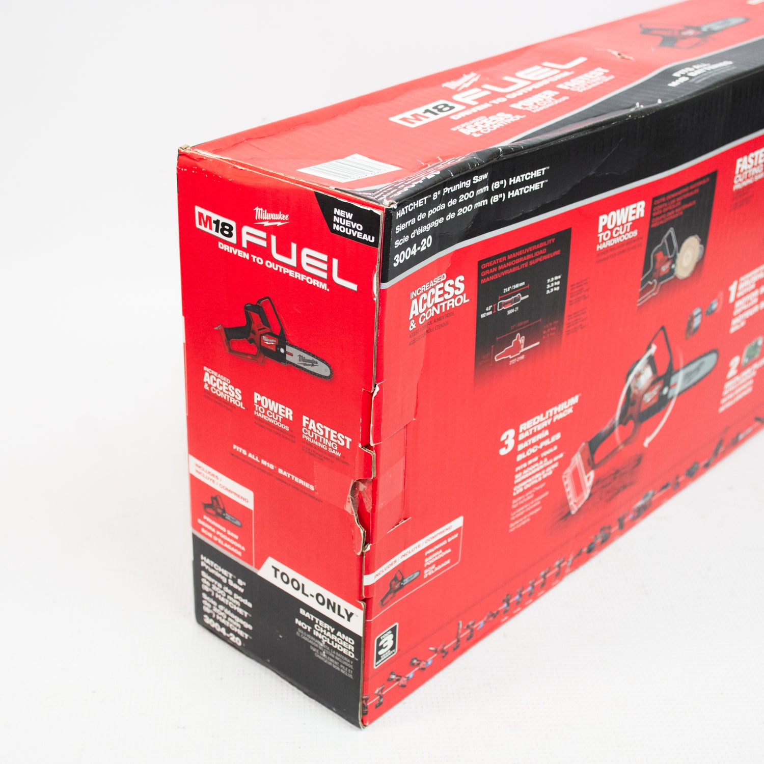 Milwaukee 3004-20 M18 Fuel 18V Lithium-Ion Brushless Hatchet 8