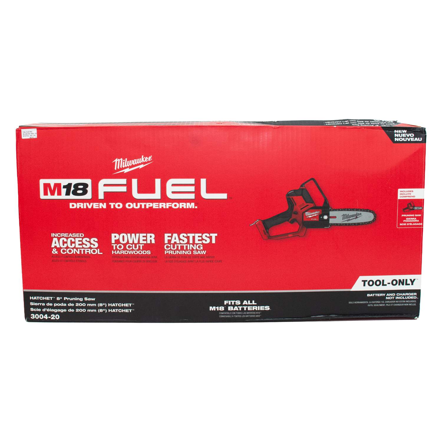 Milwaukee 3004-20 M18 Fuel 18V Lithium-Ion Brushless Hatchet 8