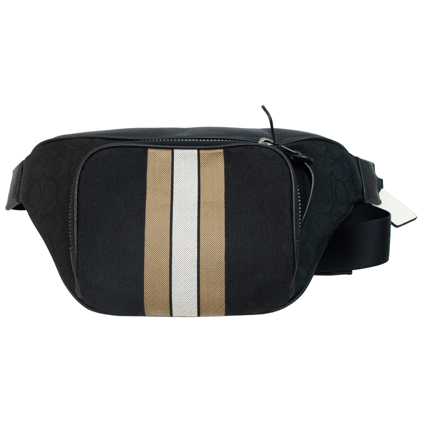 Coach C5386 Thompson Signature Jacquard Varsity Stripe Fanny Pack