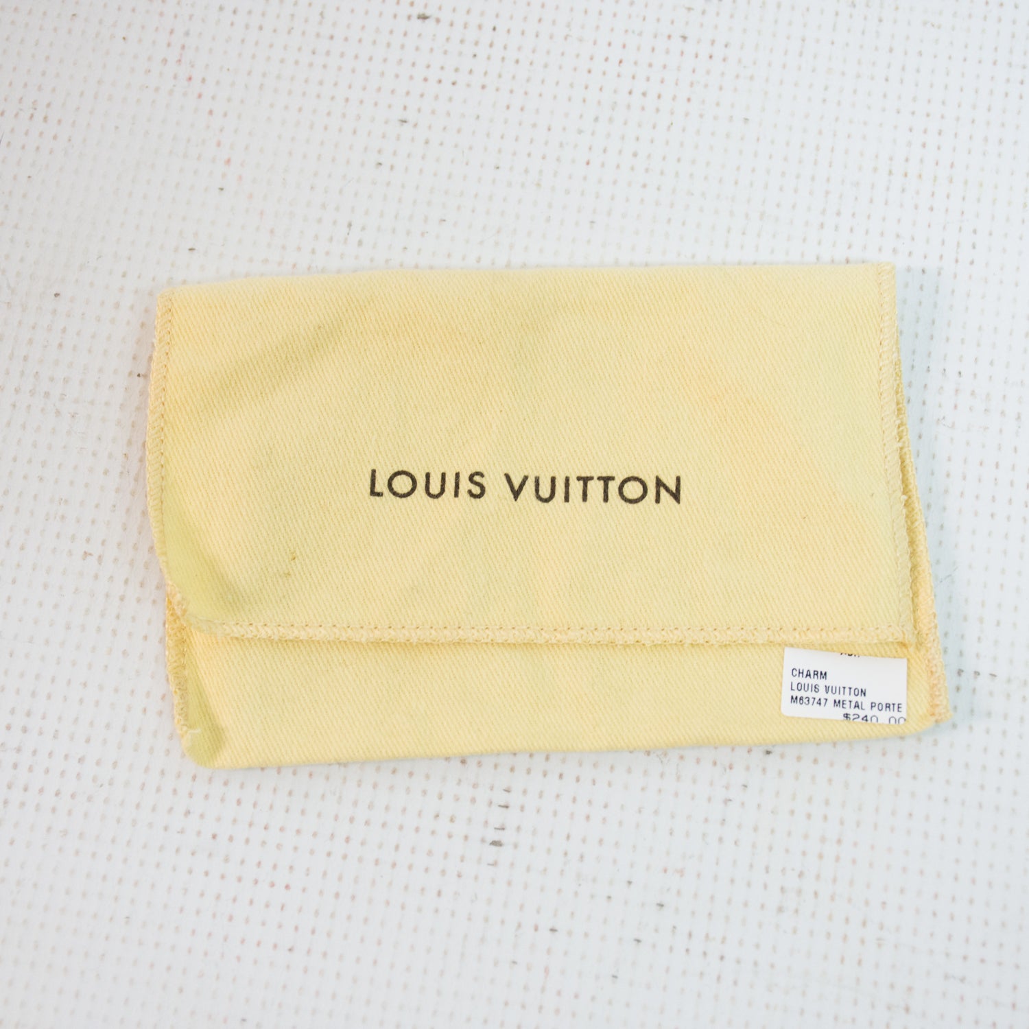 Louis Vuitton M63747 Metal Porte Cle New Wave Bag Charm