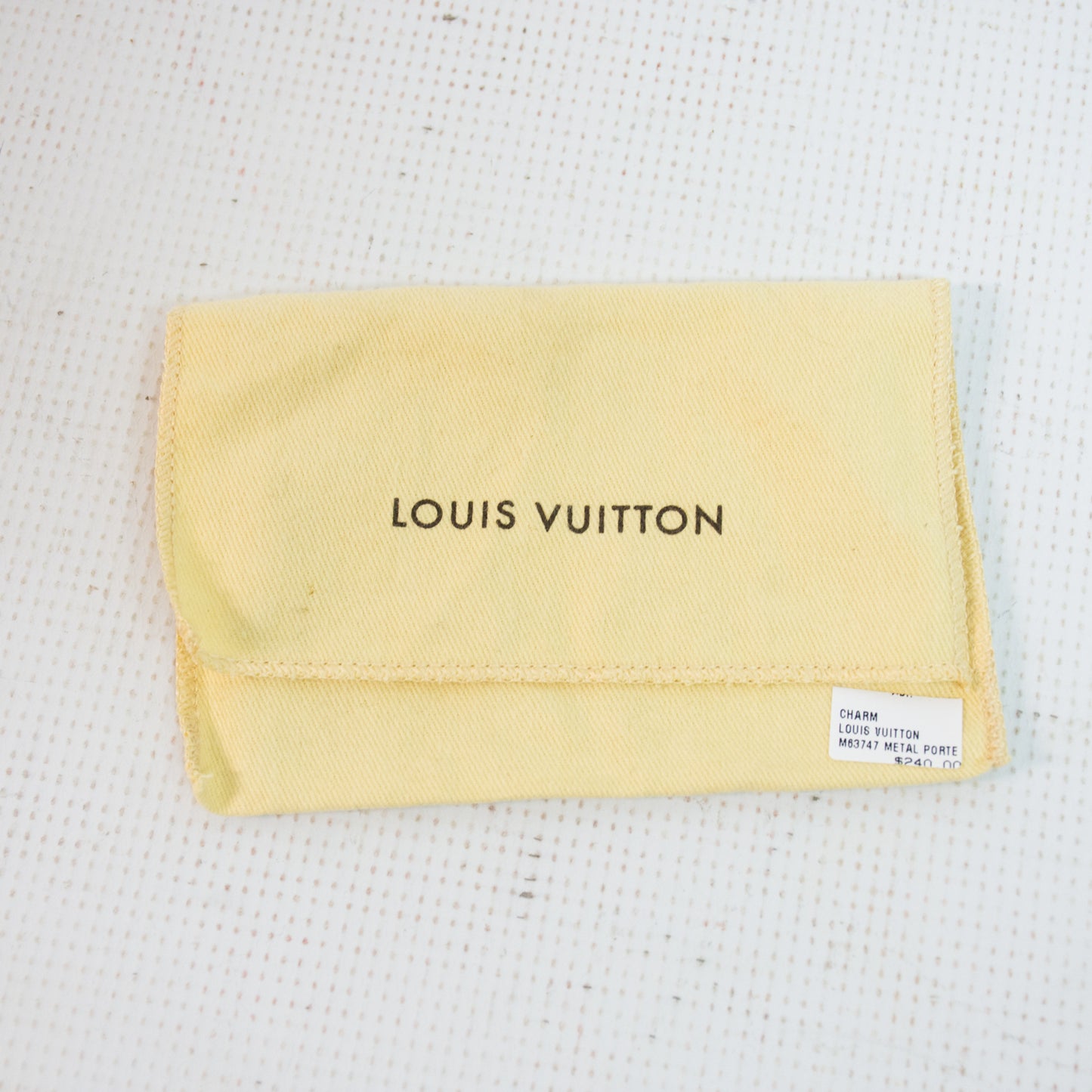 Louis Vuitton M63747 Metal Porte Cle New Wave Bag Charm