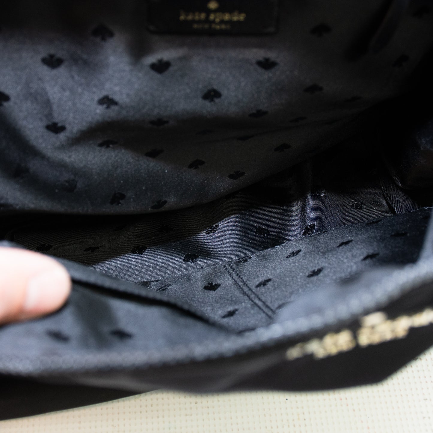 Kate Spade Karissa Black Nylon Backpack