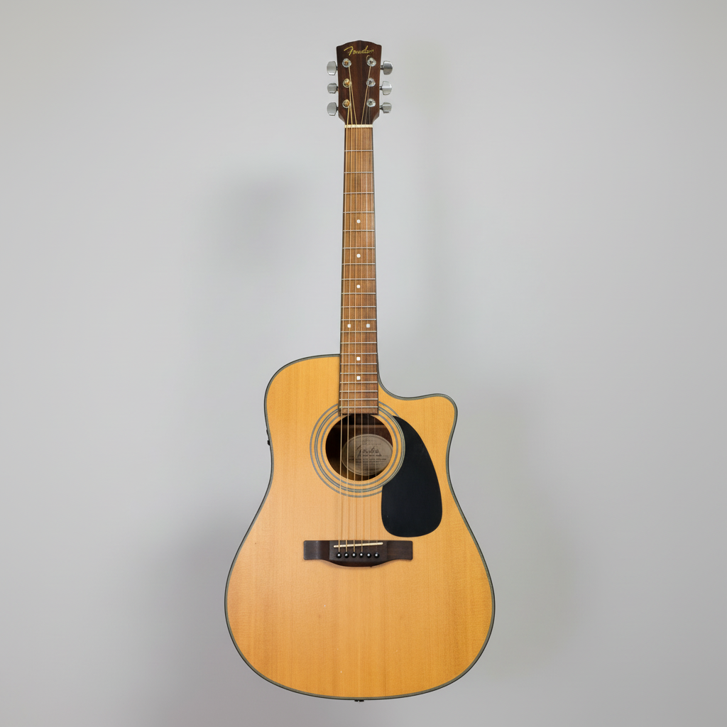 Fender CD100CE NAT Acoustic Electric Guitar