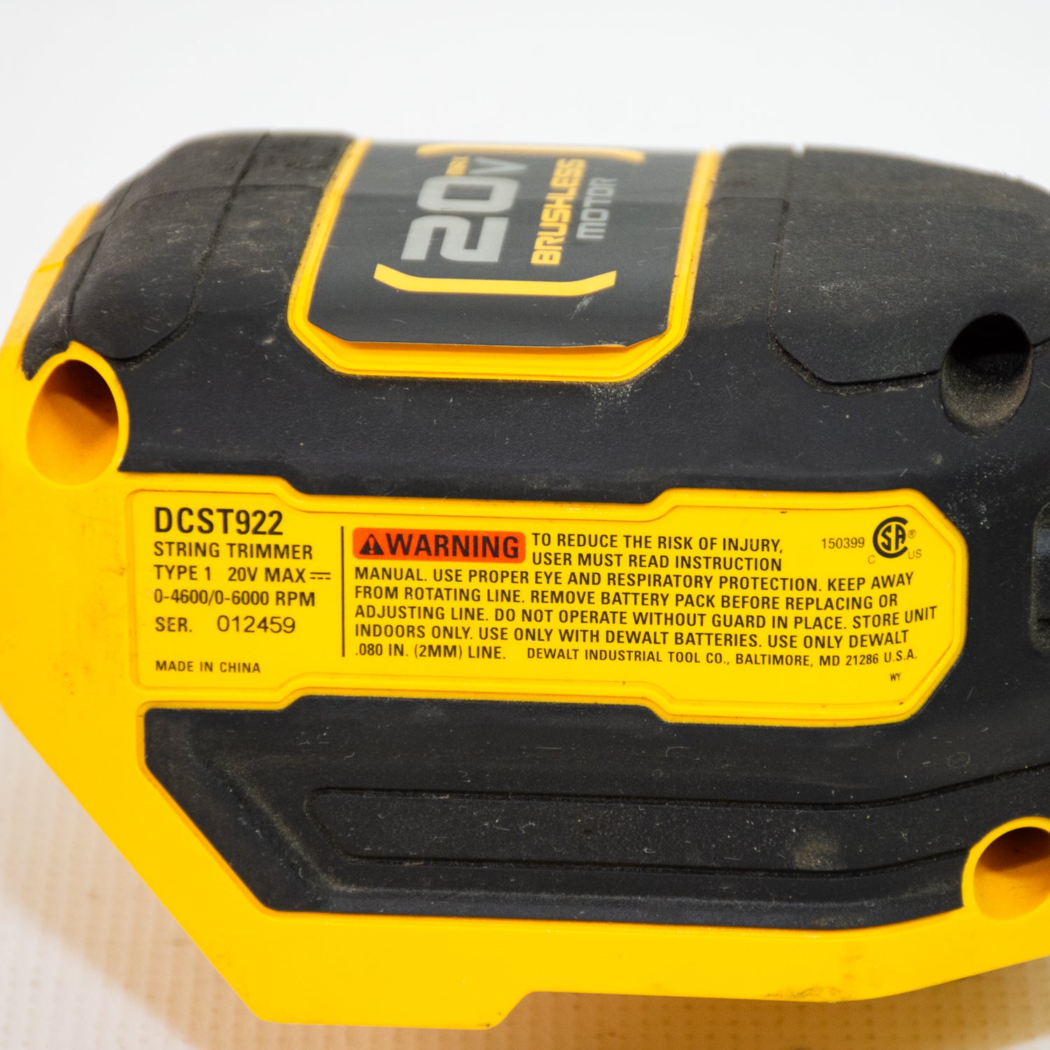 DEWALT DCST922 20V 14