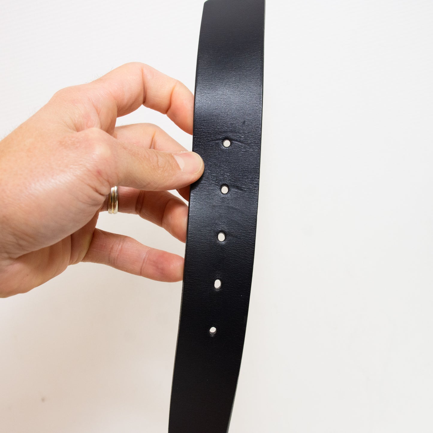 Gucci "GG" SV Logo Black Belt - 525050