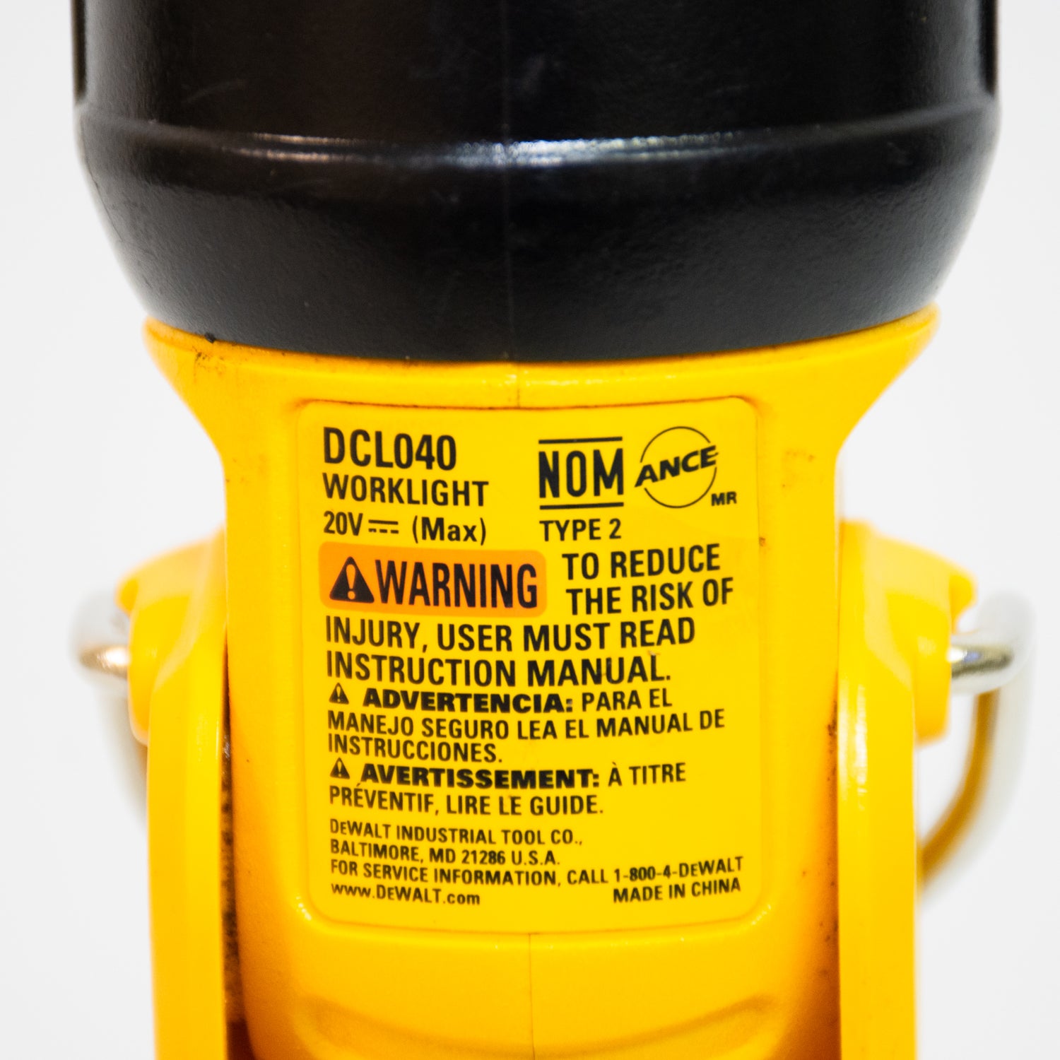 DEWALT DCL040 20V Max Worklight