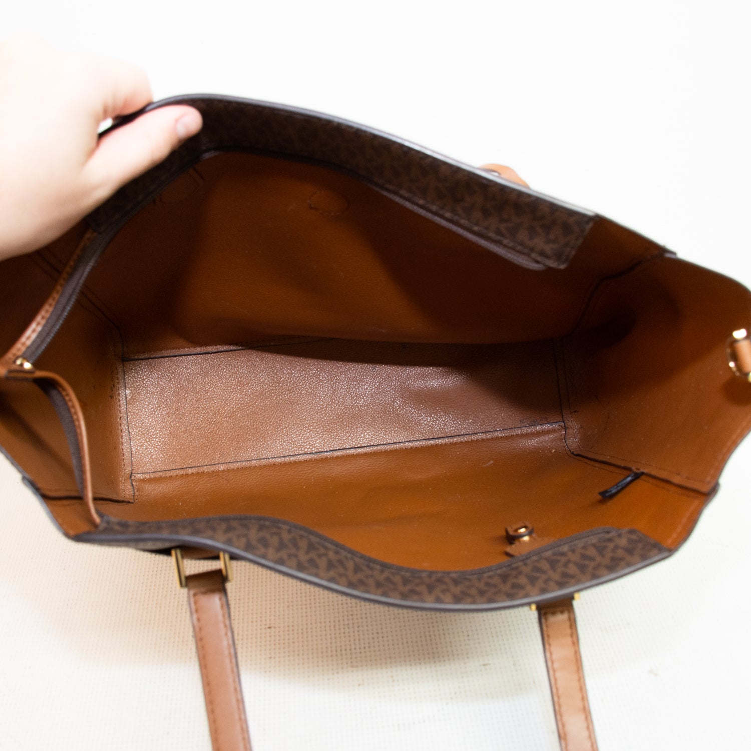 Michael Kors Maisie 3in1 Brown Logo Purse - DI-2206