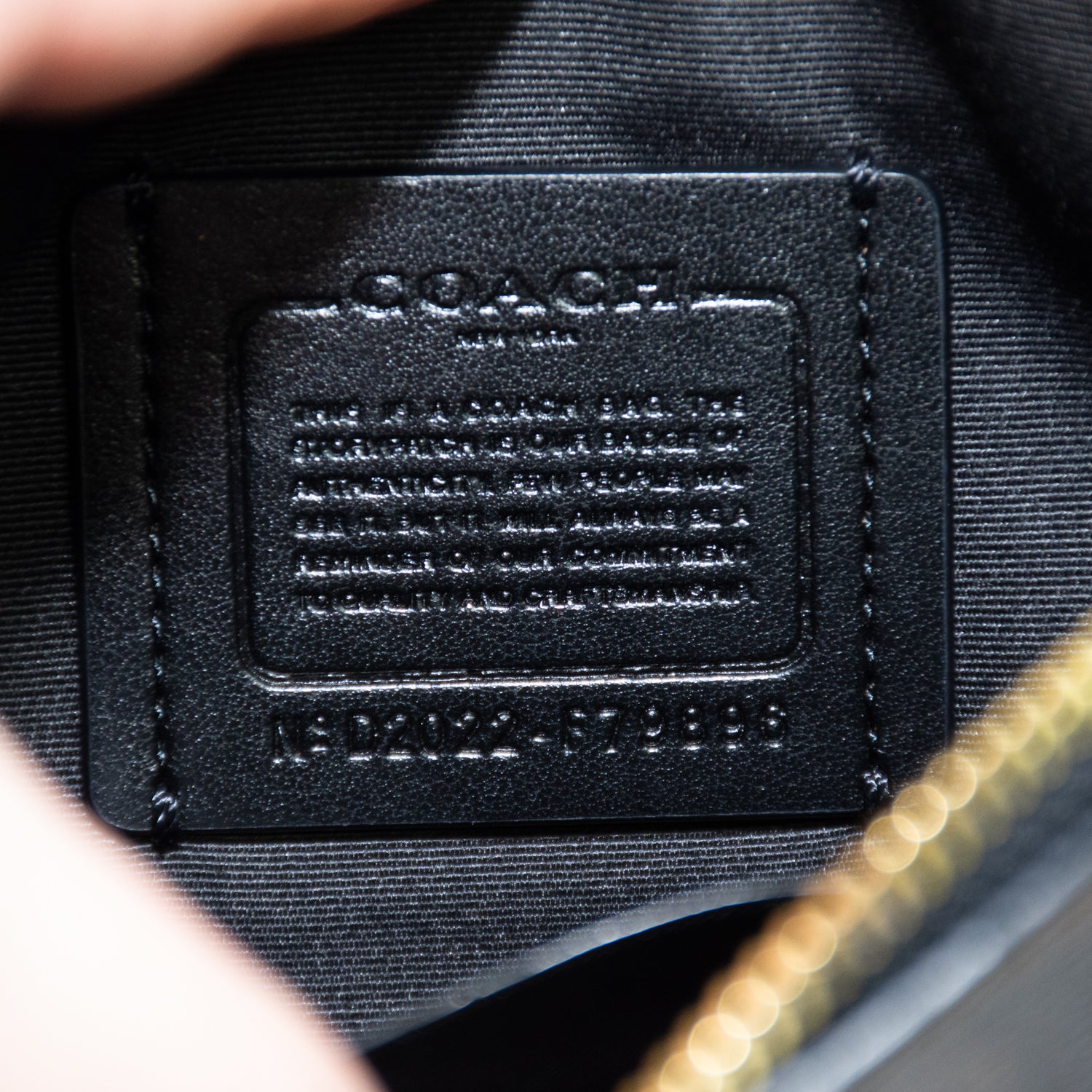 Coach F79896 Large Two-Tone Wristlet Wallet