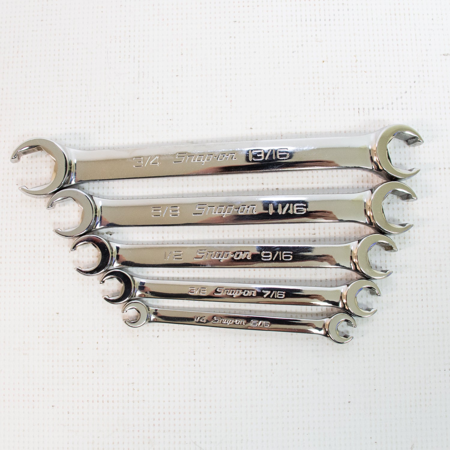 Snap-on PAKLD126 5pc 6-Point SAE Flank Drive Wrench Set