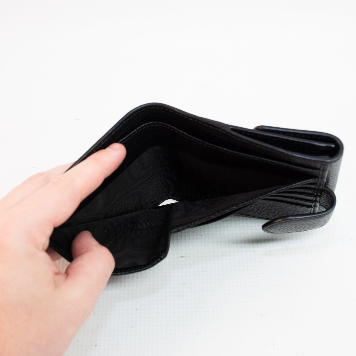 Gucci 782749 Black Folded Marmont Leather Wallet