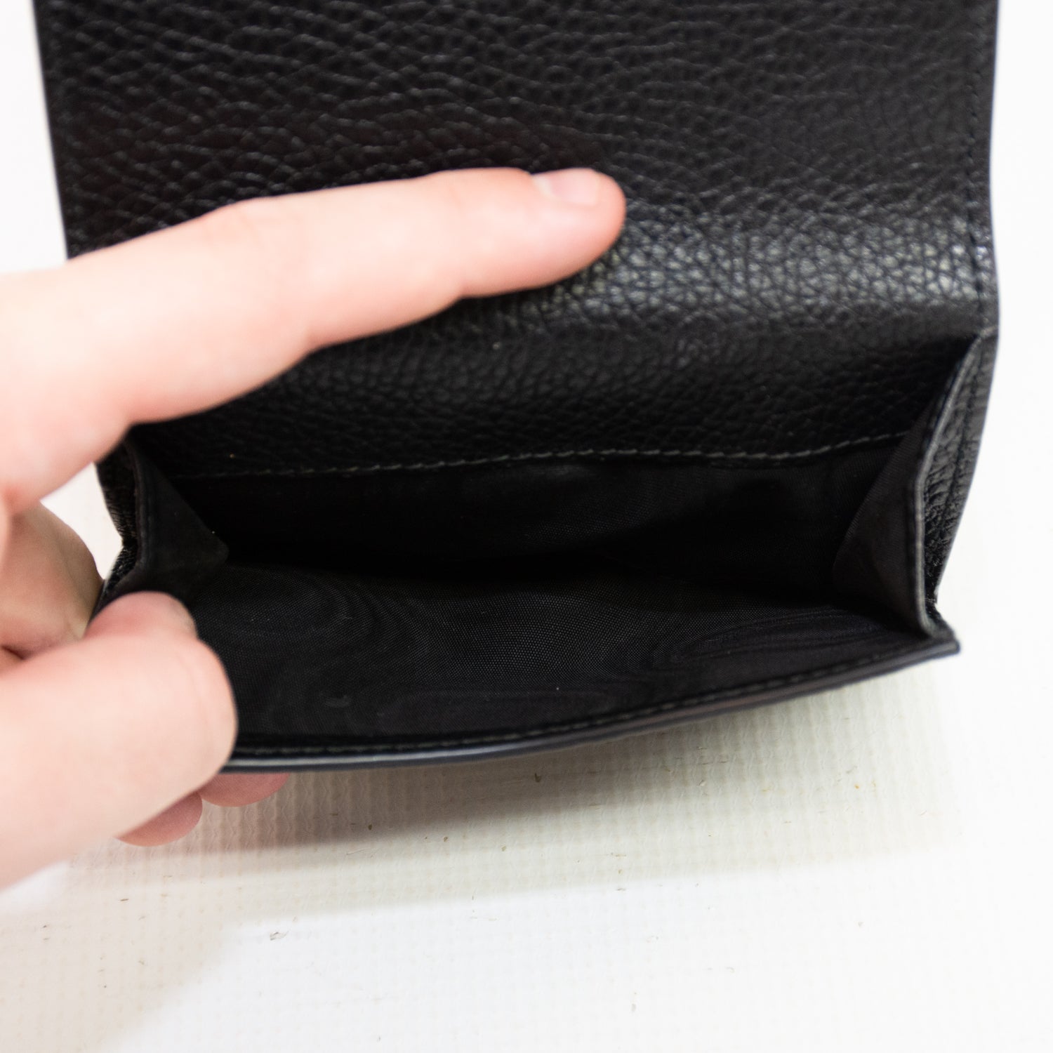 Gucci 782749 Black Folded Marmont Leather Wallet