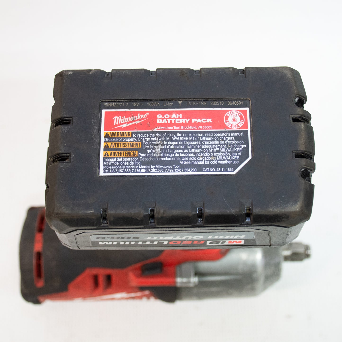Milwaukee 2763-20 M18 Fuel Brushless 1/2" Square Ring Impact Wrench