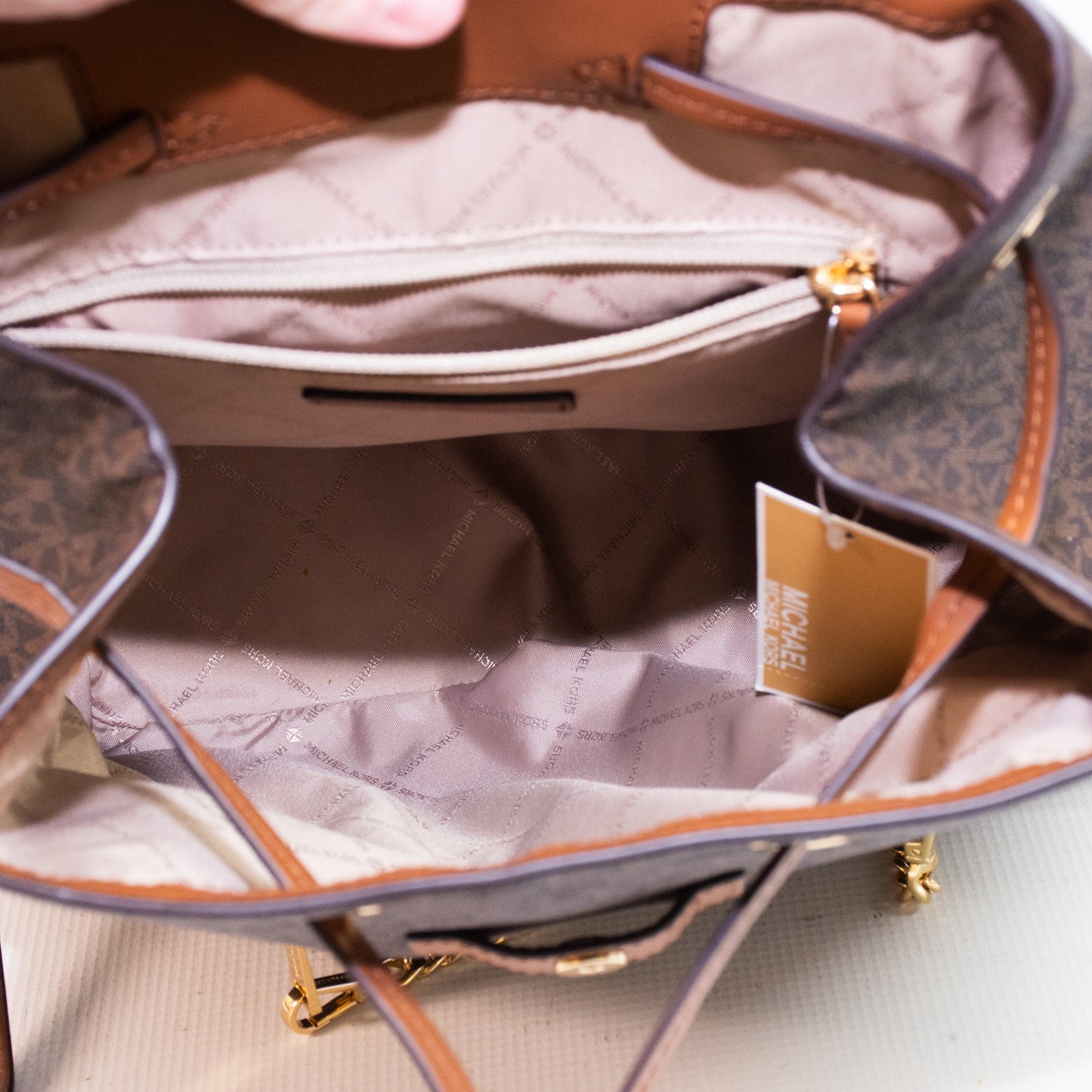 Michael Kors Large Logo Jet Set Backpack - 35T1GTTB3B