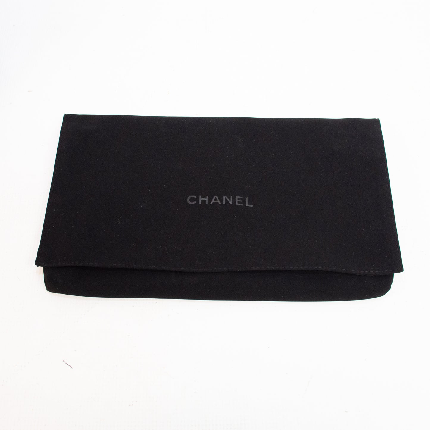 Chanel Cavier Leather Quilted Hobo Clutch - Black