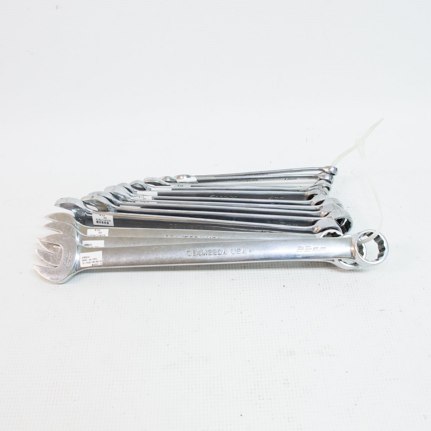 Snap-on OEXM220A 12-Point Metric Combination Wrench Set - 10-22mm