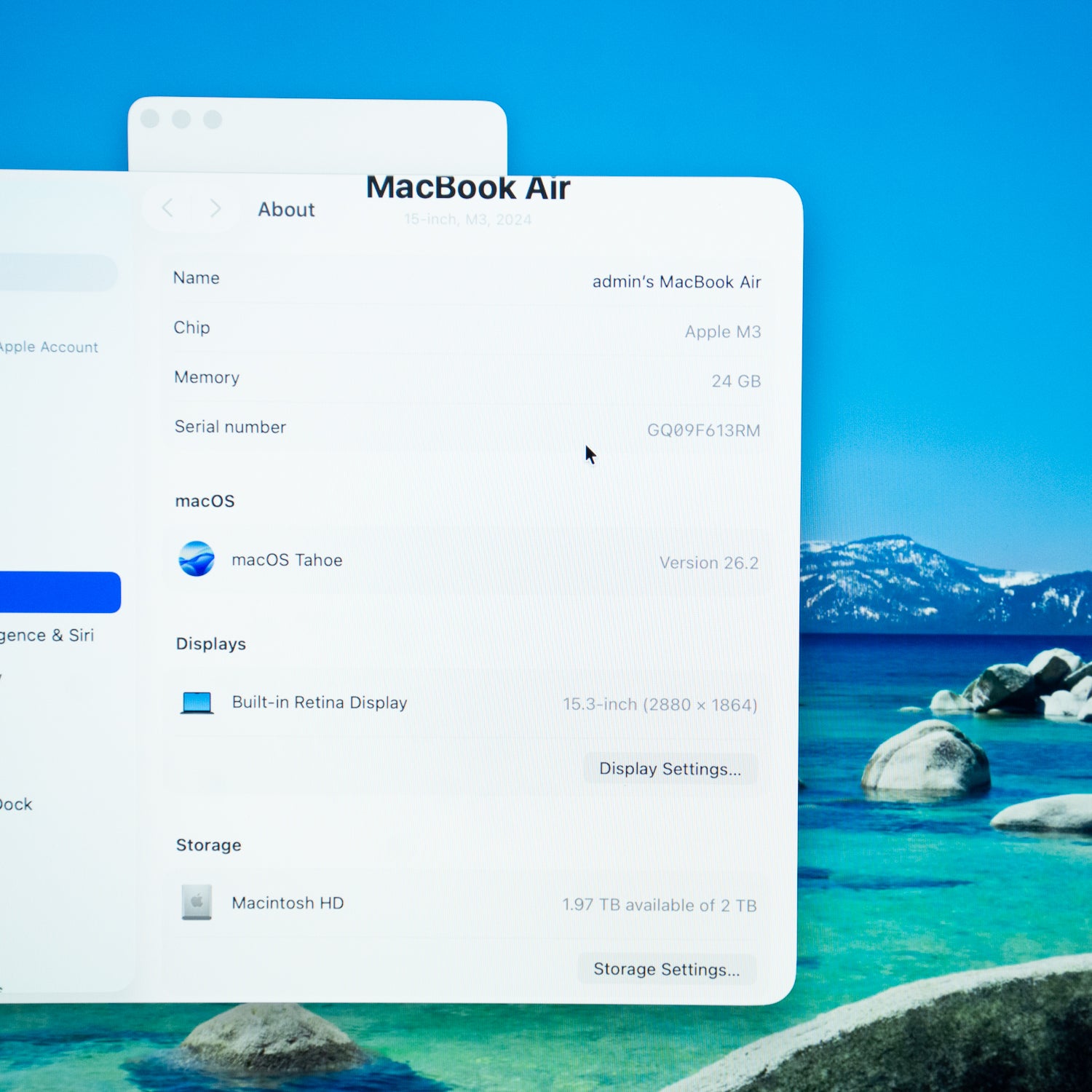 Apple Macbook Air 15