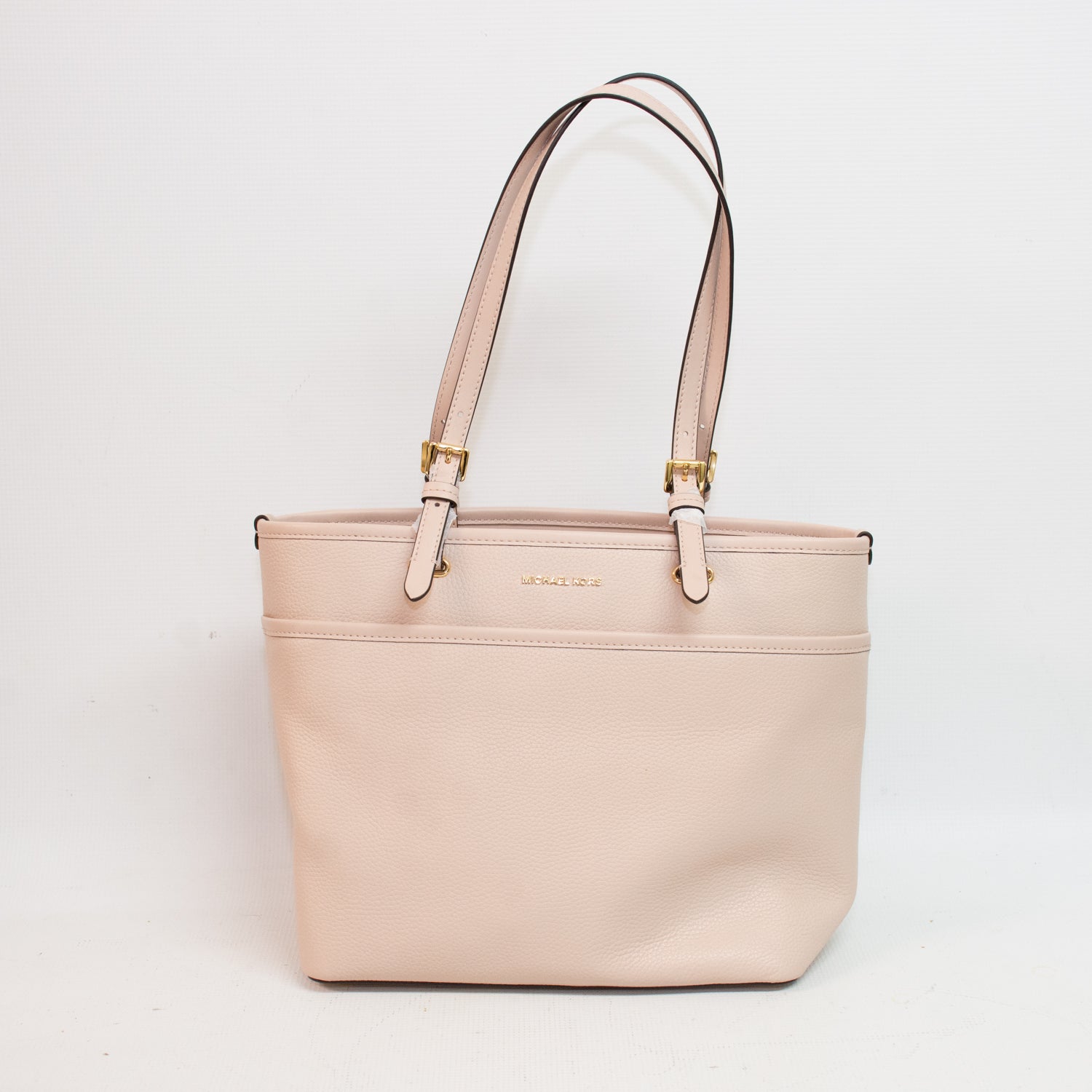 Micheal Kors Pink Winston Pebbled Leather Tote