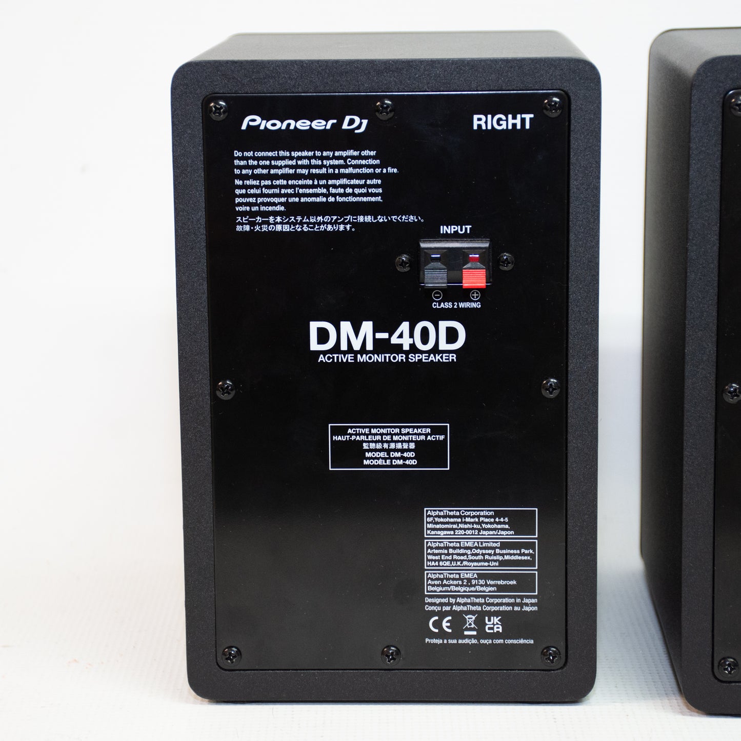 Pioneer DJ DM-40D Active Monitors / Speakers