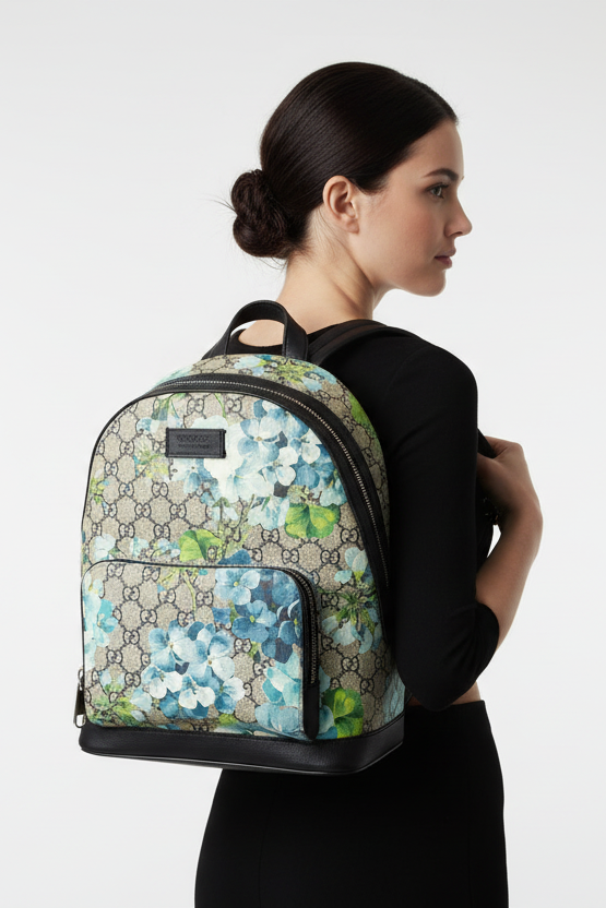 Gucci GG Blooms Floral Print Backpack - 546327