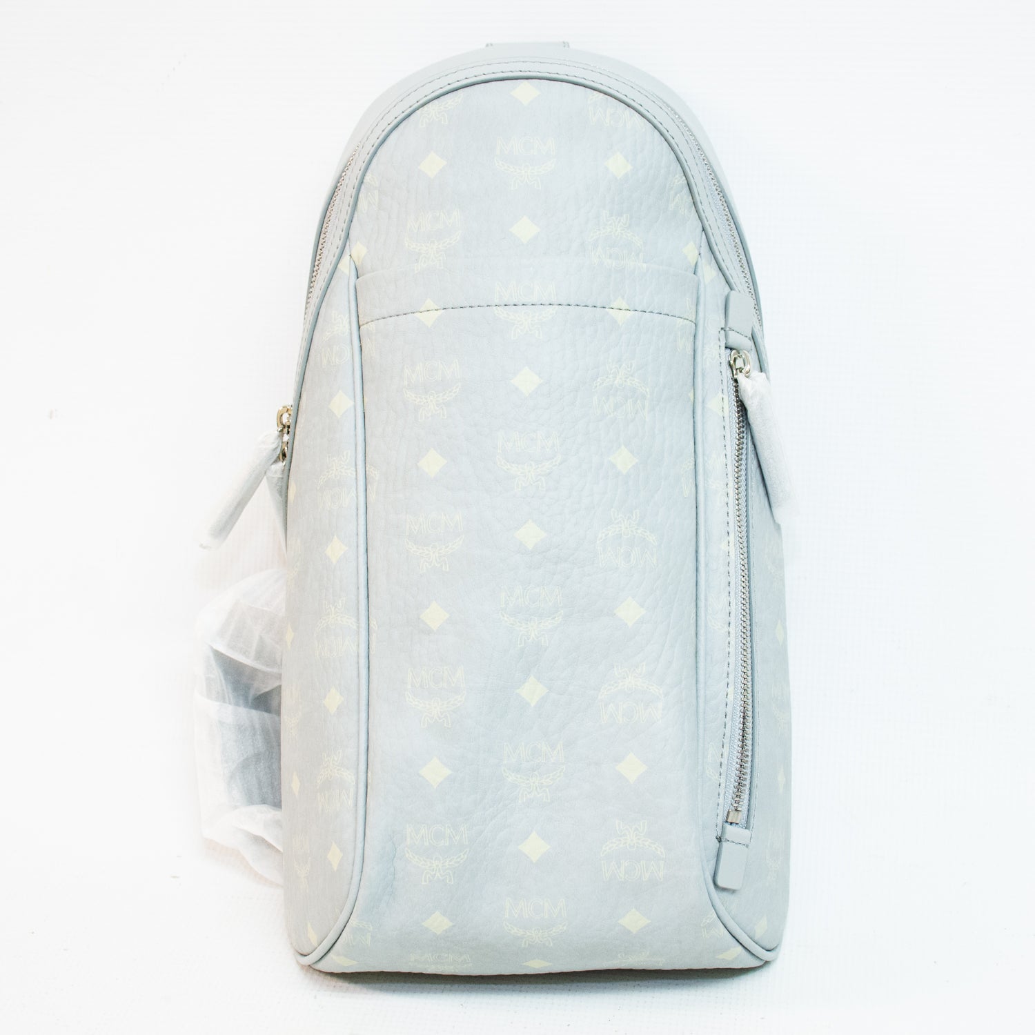 MCM Aren Sling Visetos Grey Medium Sling Bag - MMLFSTA08FP001