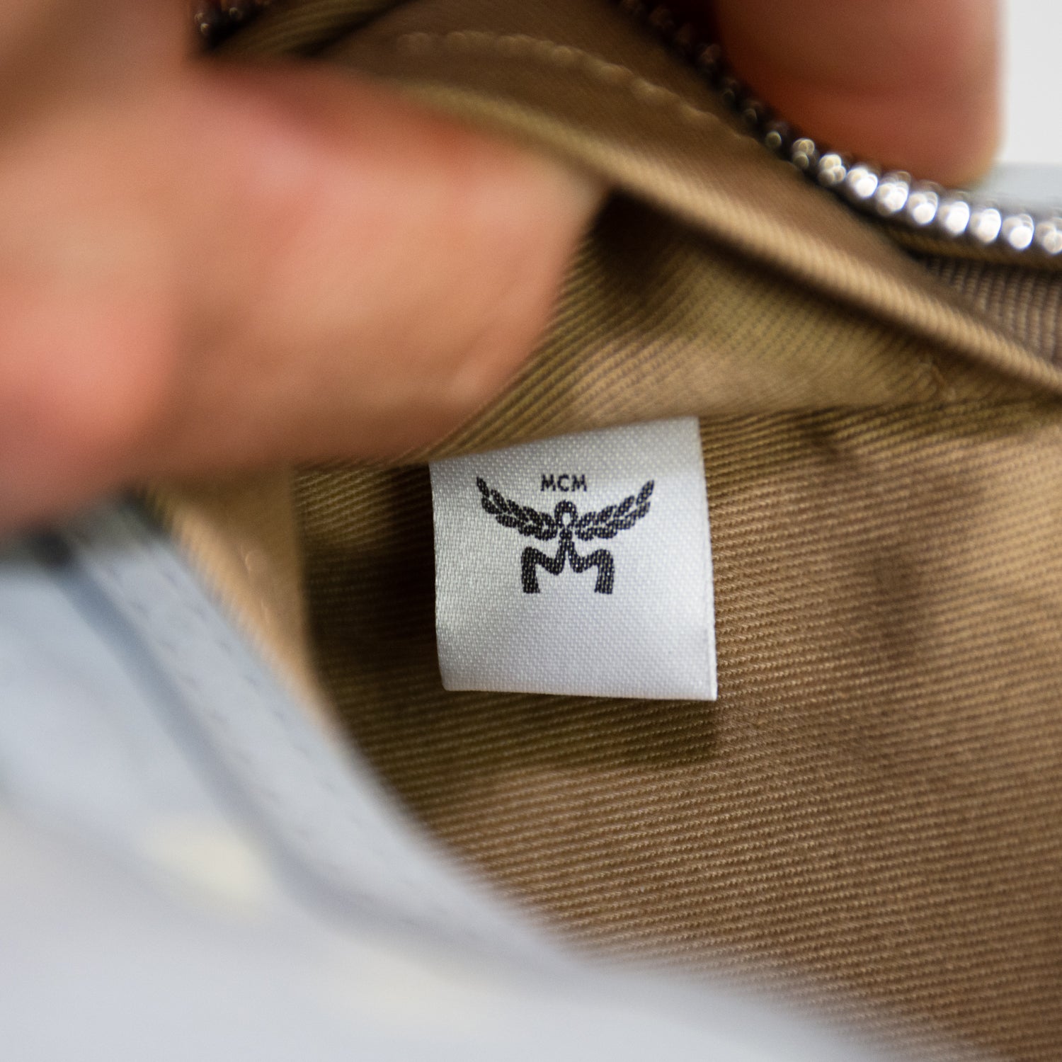 MCM Aren Sling Visetos Grey Medium Sling Bag - MMLFSTA08FP001