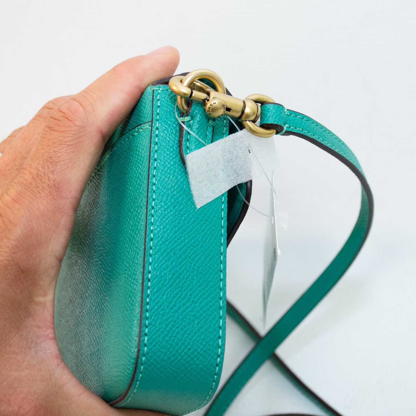 Coach C8749 Restored Cross Body Bag - Teal