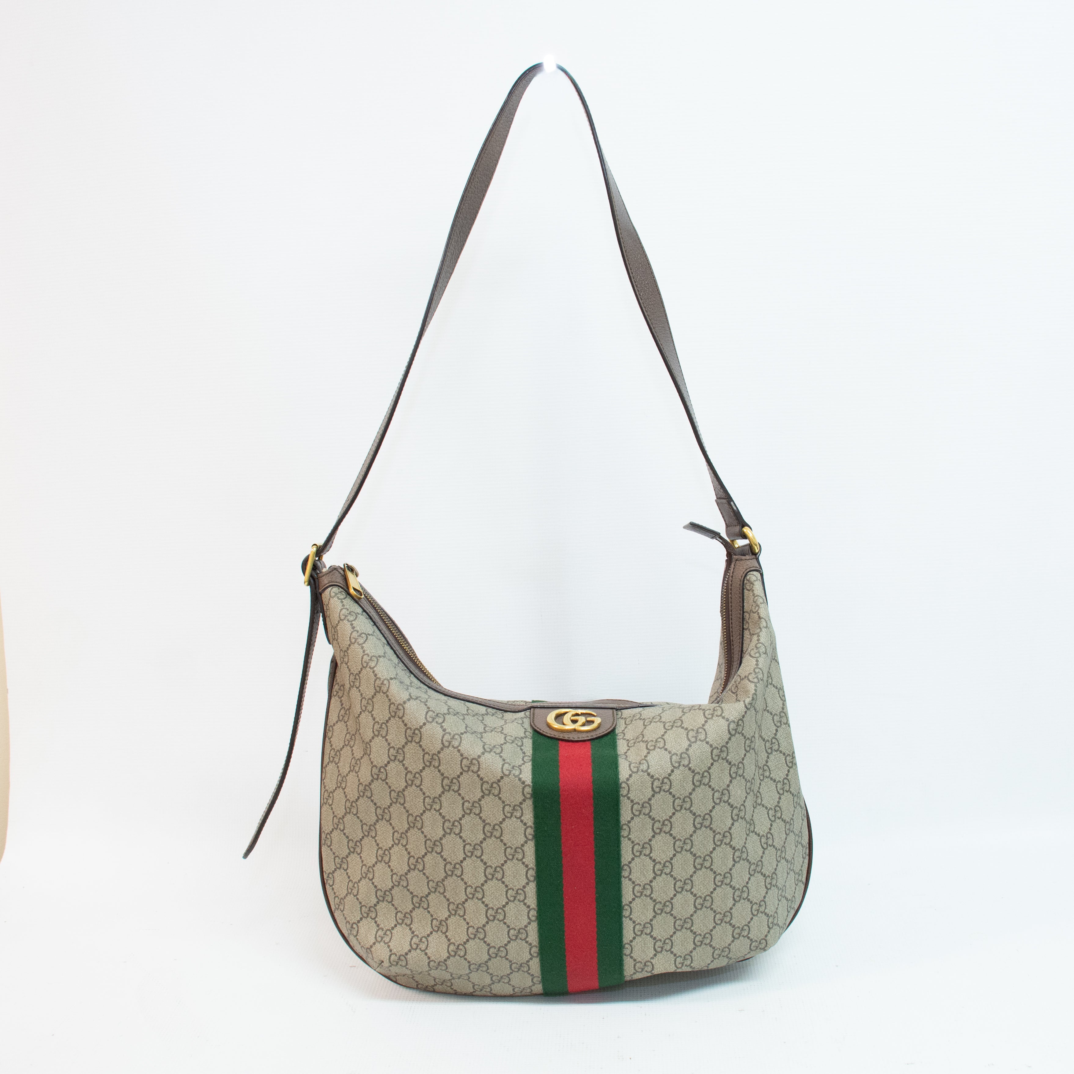 Gucci Almond Brown Half Moon Purse - 547939