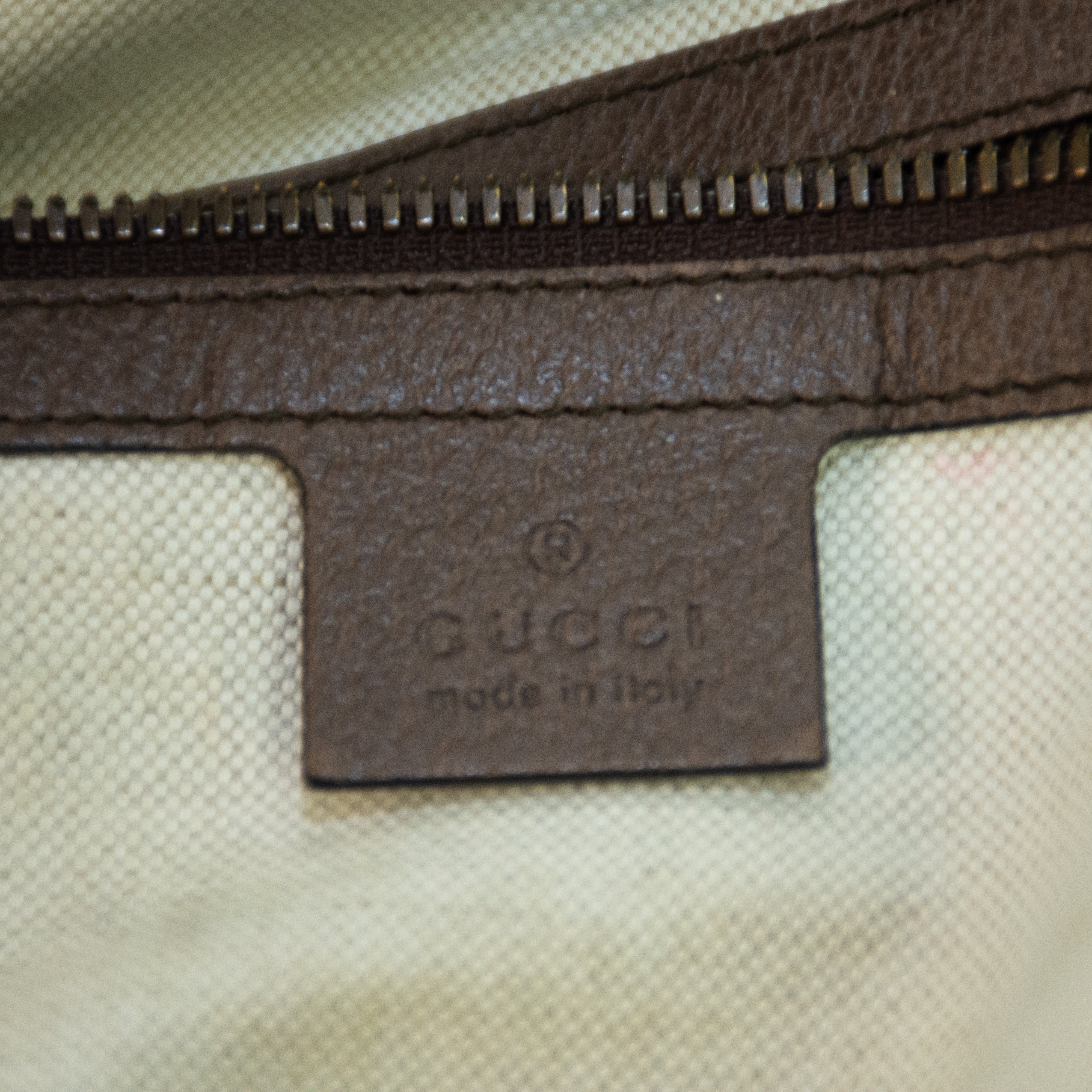 Gucci Almond Brown Half Moon Purse - 547939