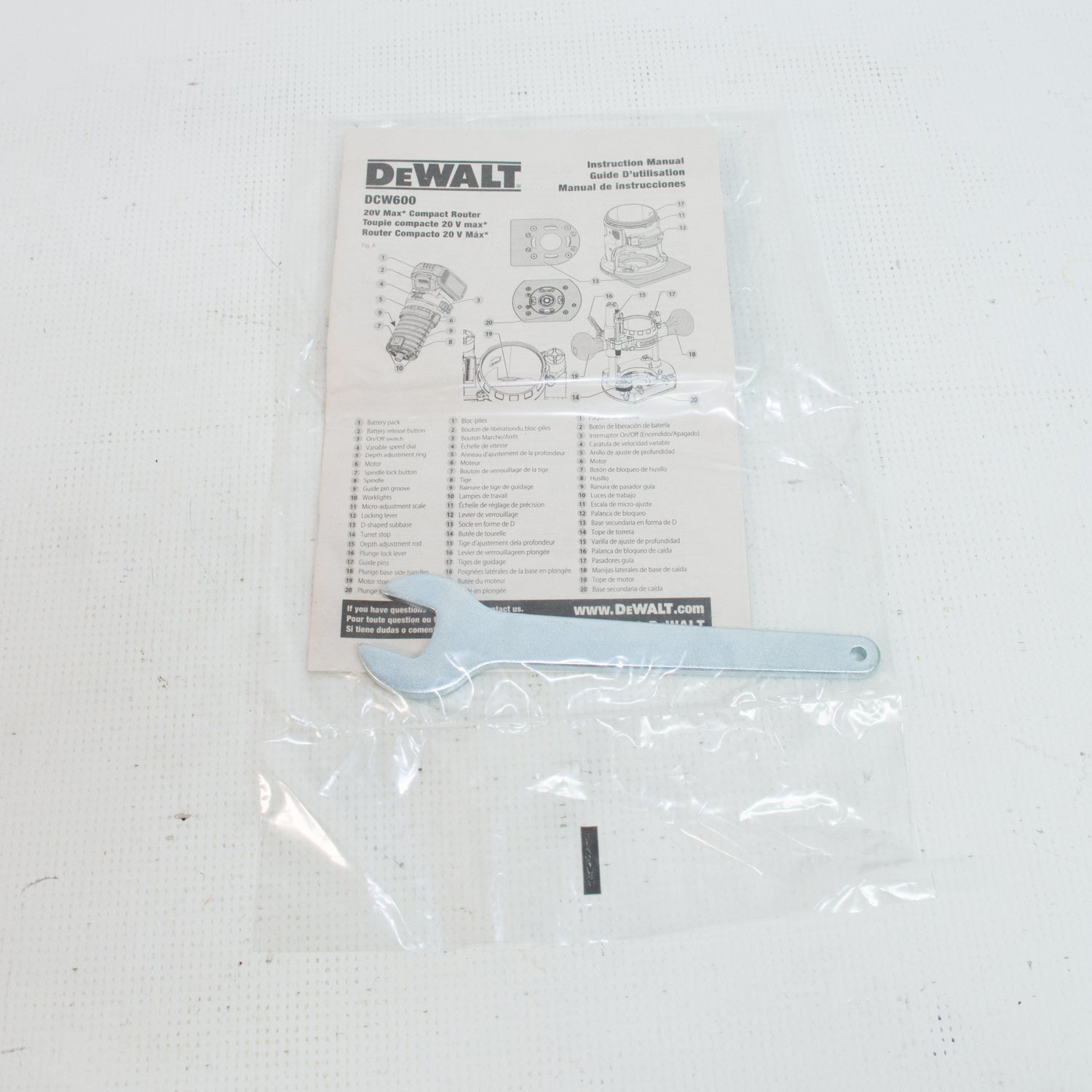 DEWALT DCW600B 20V Max XR Compact Router