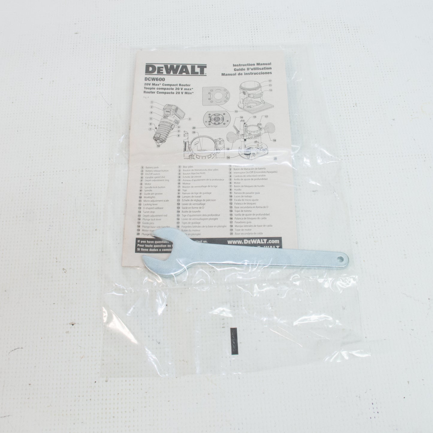 DEWALT DCW600B 20V Max XR Compact Router