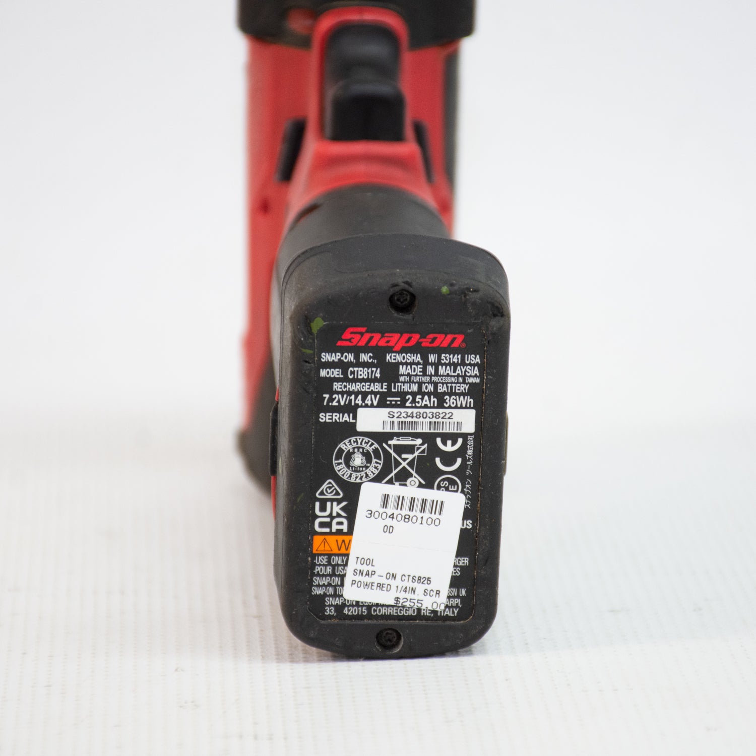 Snap-on CTS825 Powered 1/4in. Screwdriver