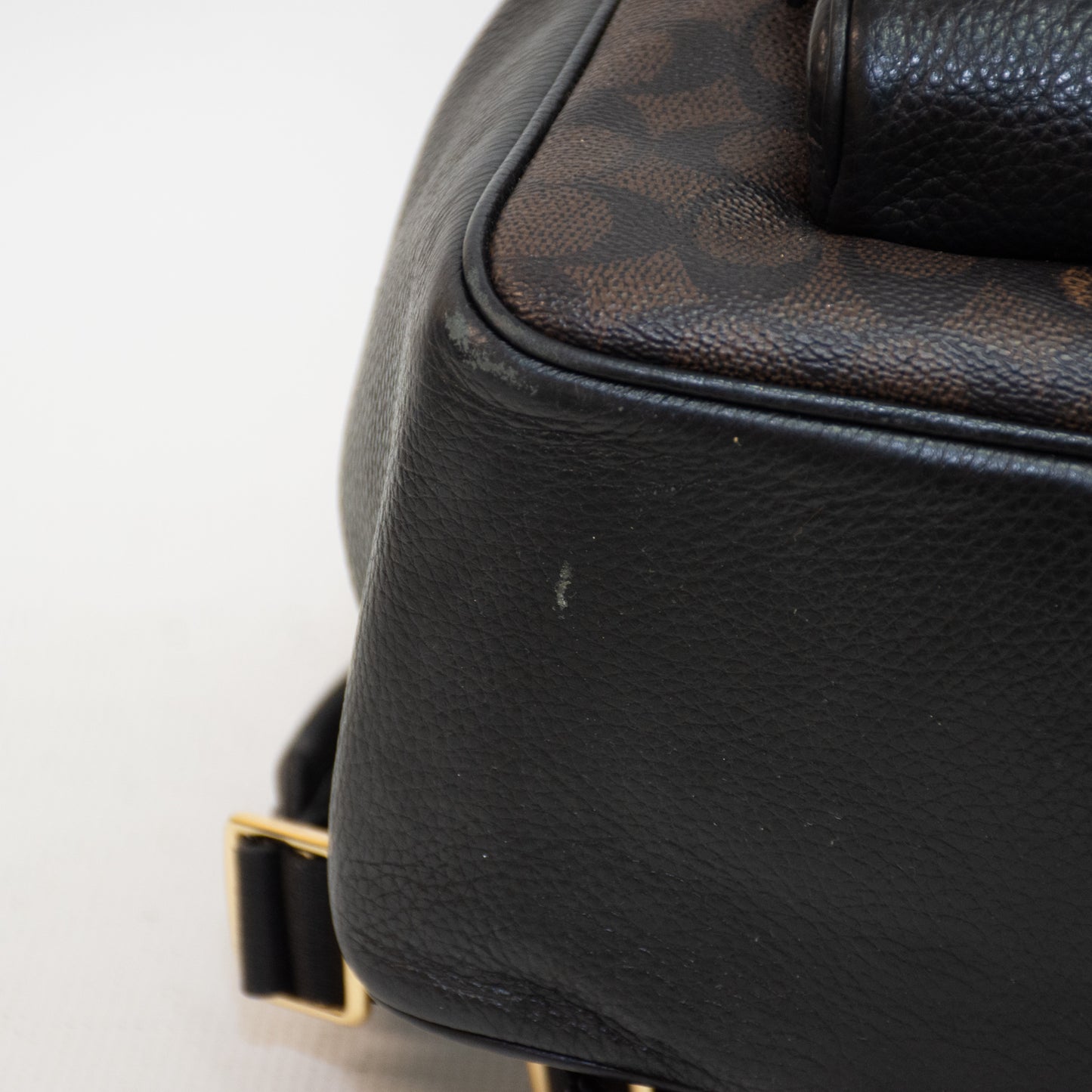 Coach CZ175 Court Signature Canvas Backpack - Black/Brown