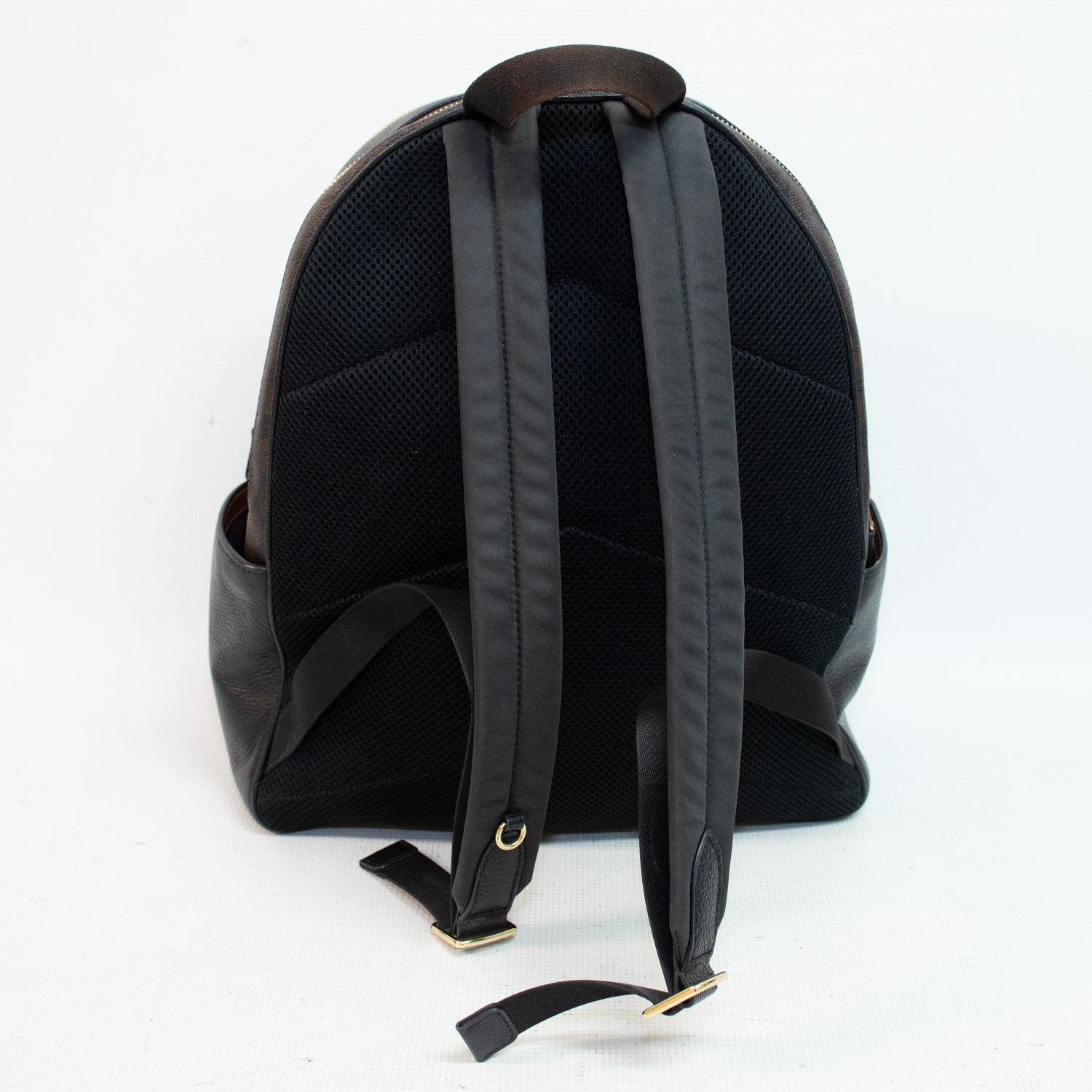 Coach CZ175 Court Signature Canvas Backpack - Black/Brown