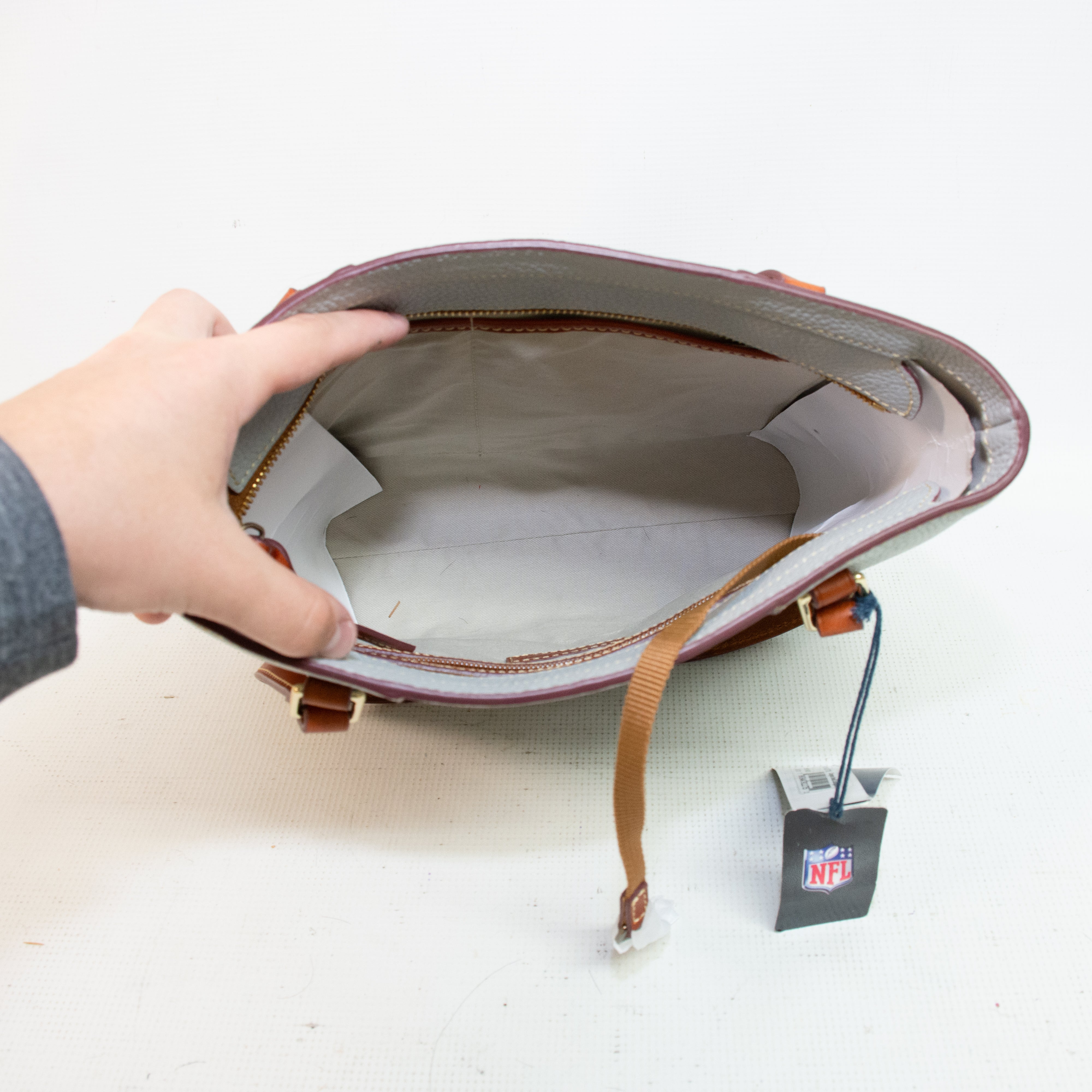 Dooney & Bourke NFL Chargers Pebble Lexington Shopper Purse