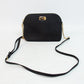 Michael Kors Jet Set Black Dome Cross Body Bag