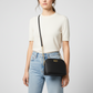 Michael Kors Jet Set Black Dome Cross Body Bag