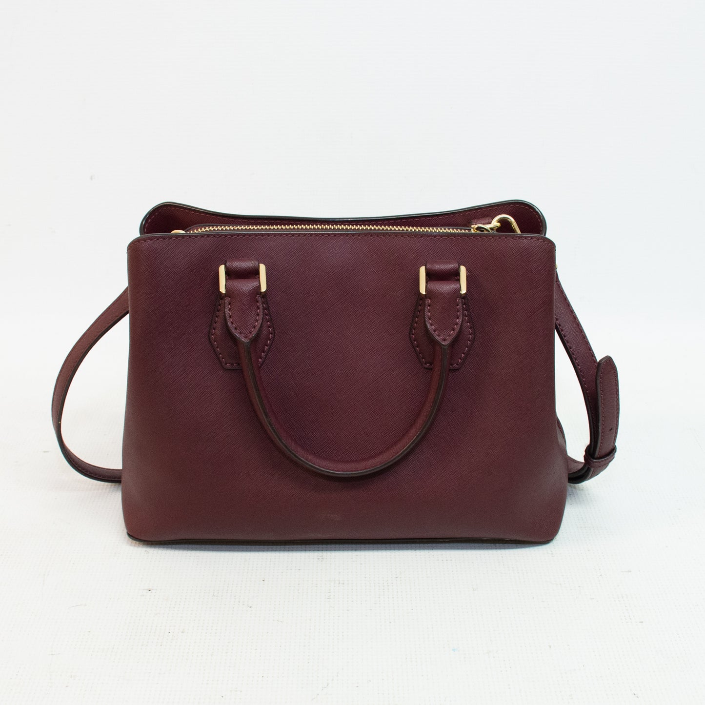 Michael Kors Sheila Medium Saffiano Leather Satchel - 38S8YCAS2L