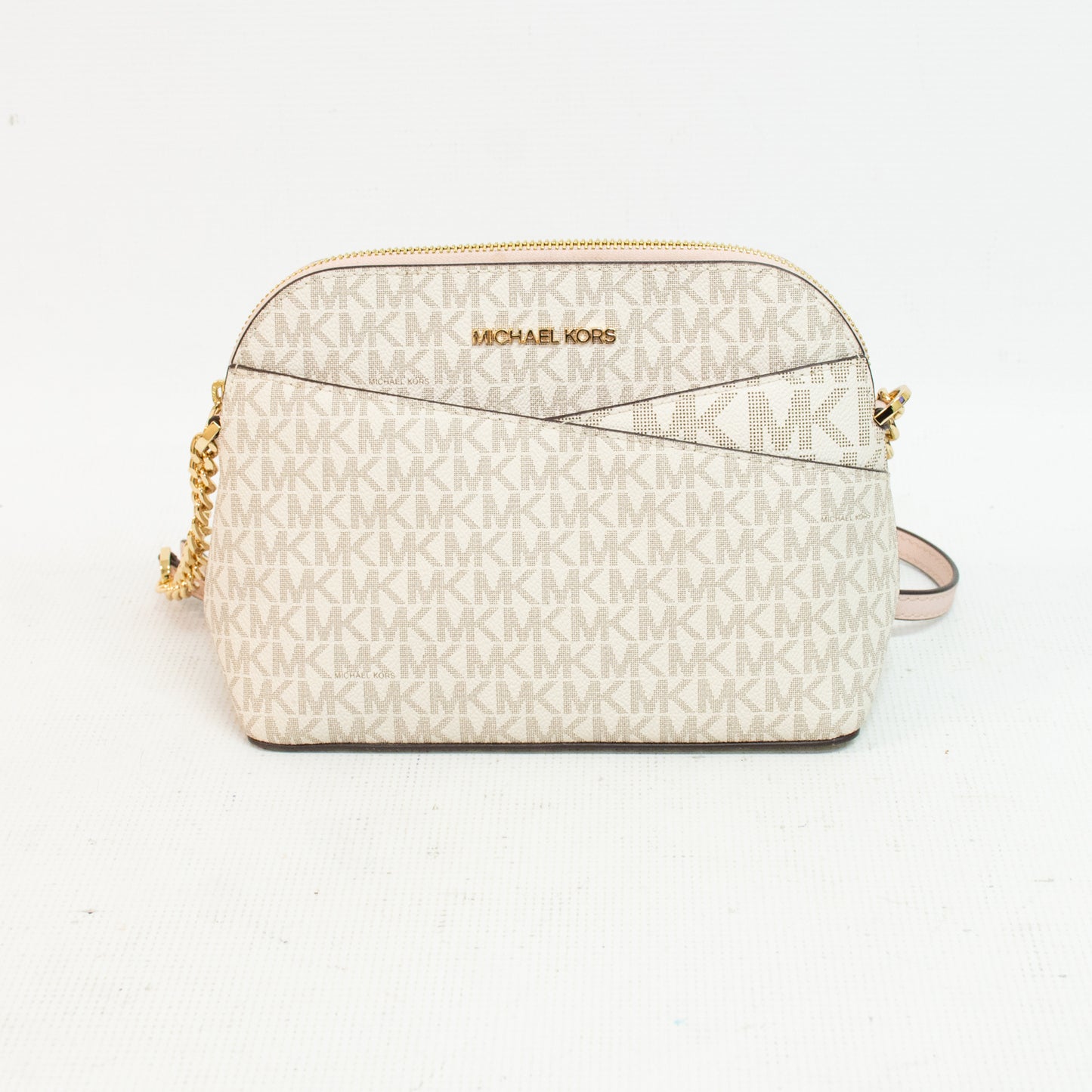 Michael Kors Jet Set Medium Travel Logo Dome Cross Body Bag - 35F1GTVC6B