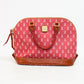 Dooney & Bourke Dome Angels Satchel - Red