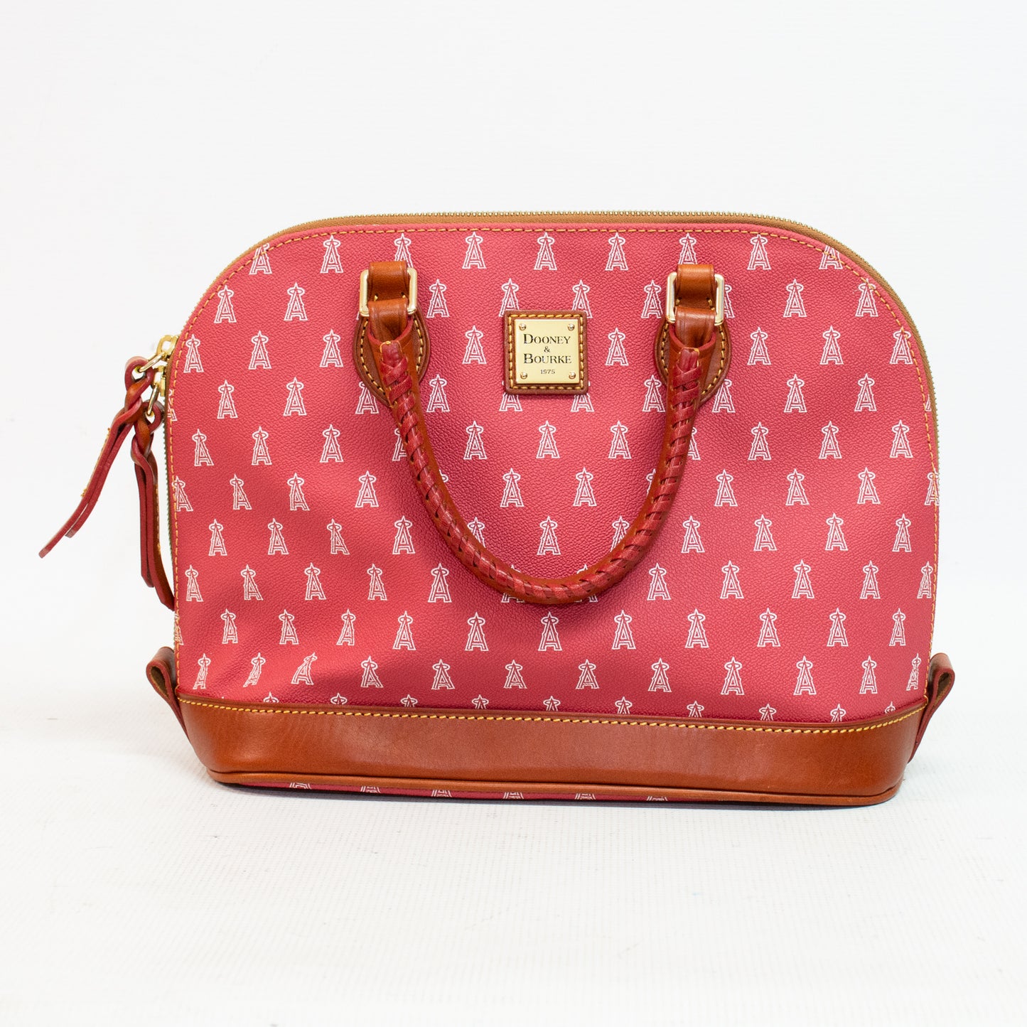 Dooney & Bourke Dome Angels Satchel - Red