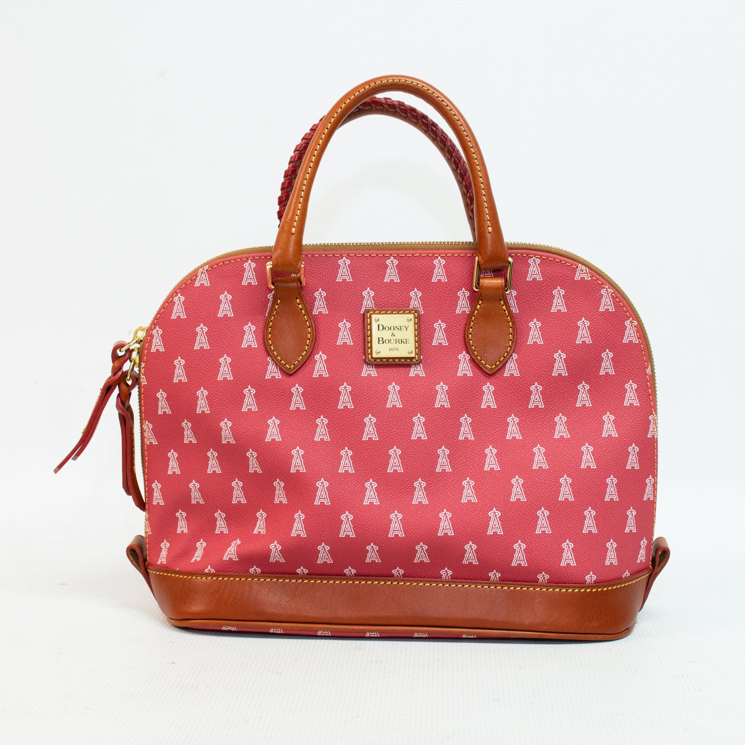 Dooney & Bourke Dome Angels Satchel - Red