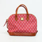 Dooney & Bourke Dome Angels Satchel - Red
