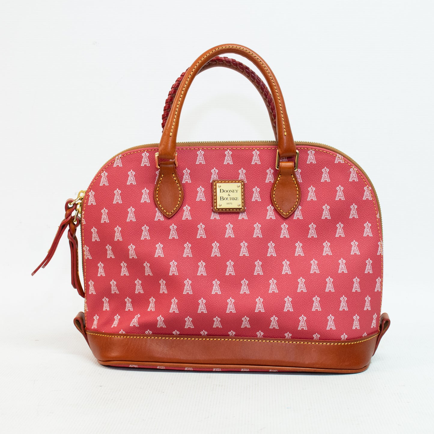 Dooney & Bourke Dome Angels Satchel - Red