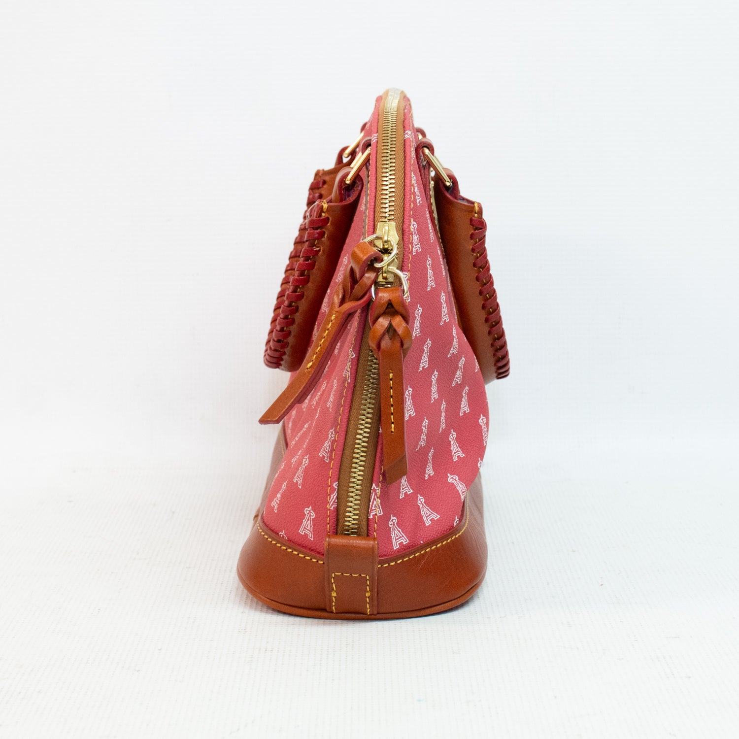 Dooney & Bourke Dome Angels Satchel - Red